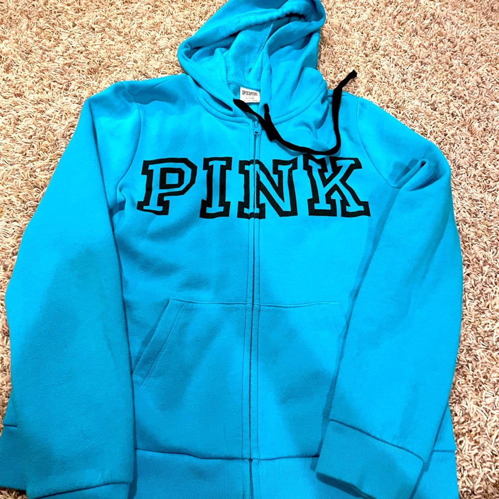 Pink Zip Up Hoodie - worn only a few times